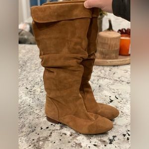 Banana Republic Leather Suede Knee-High Boots 8.5